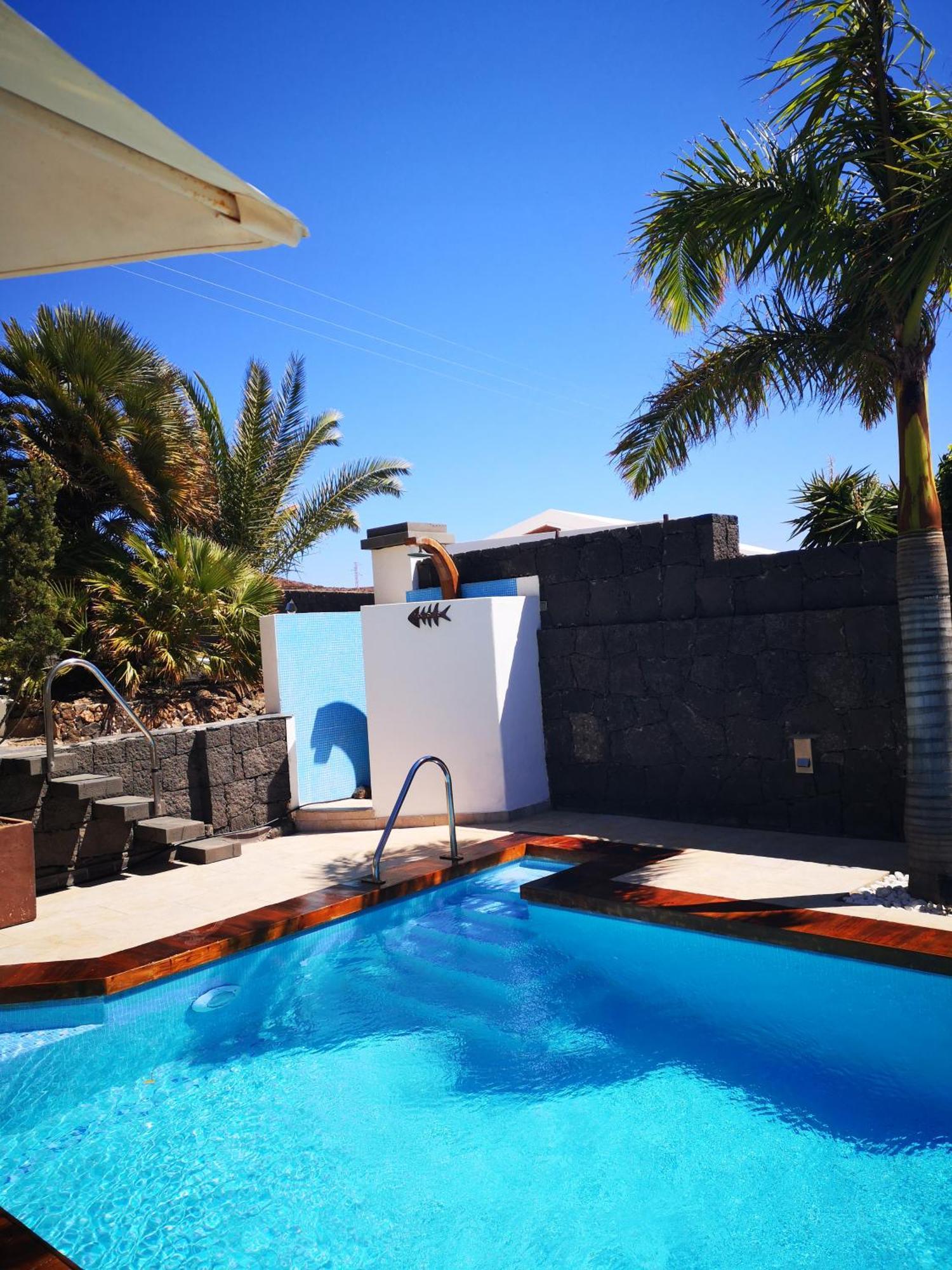 Villa Niki Mit Beheiztem Gemeinschaftspool Fuer 2 Appartments Las Brenas Ngoại thất bức ảnh